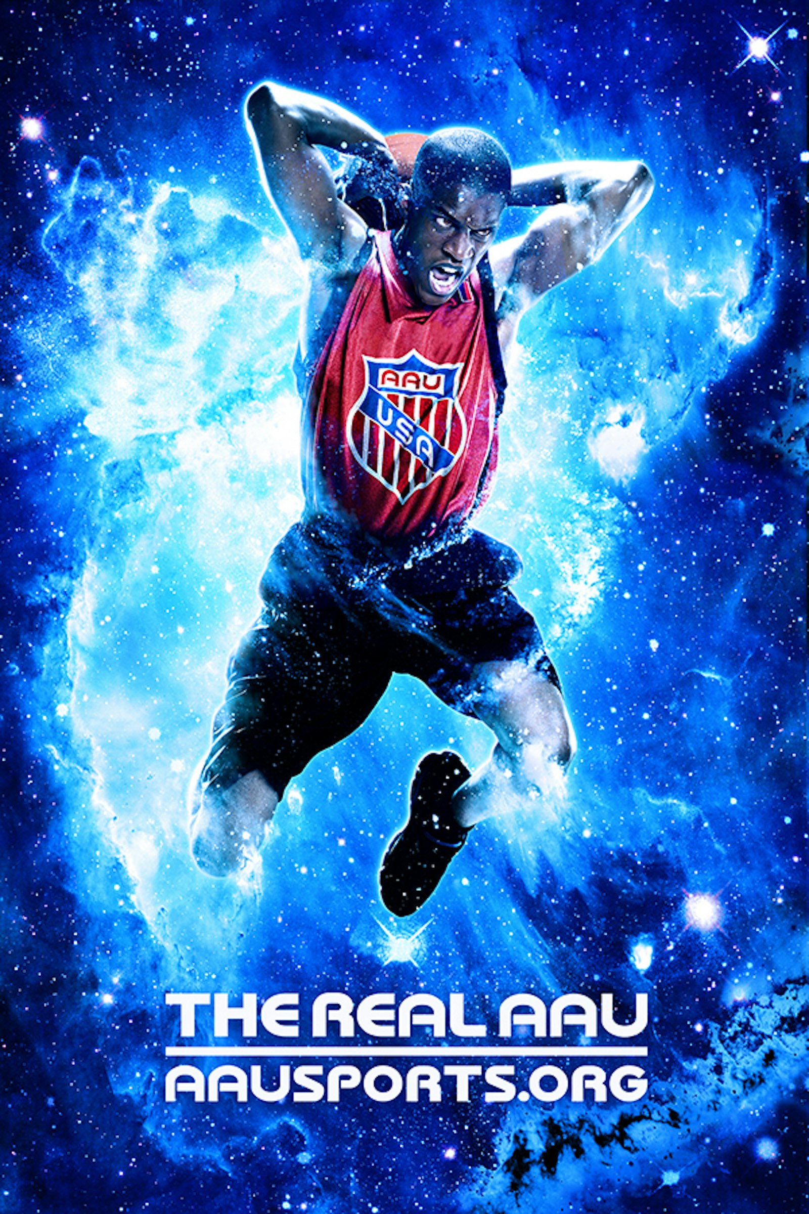 AAU Basketball poster design