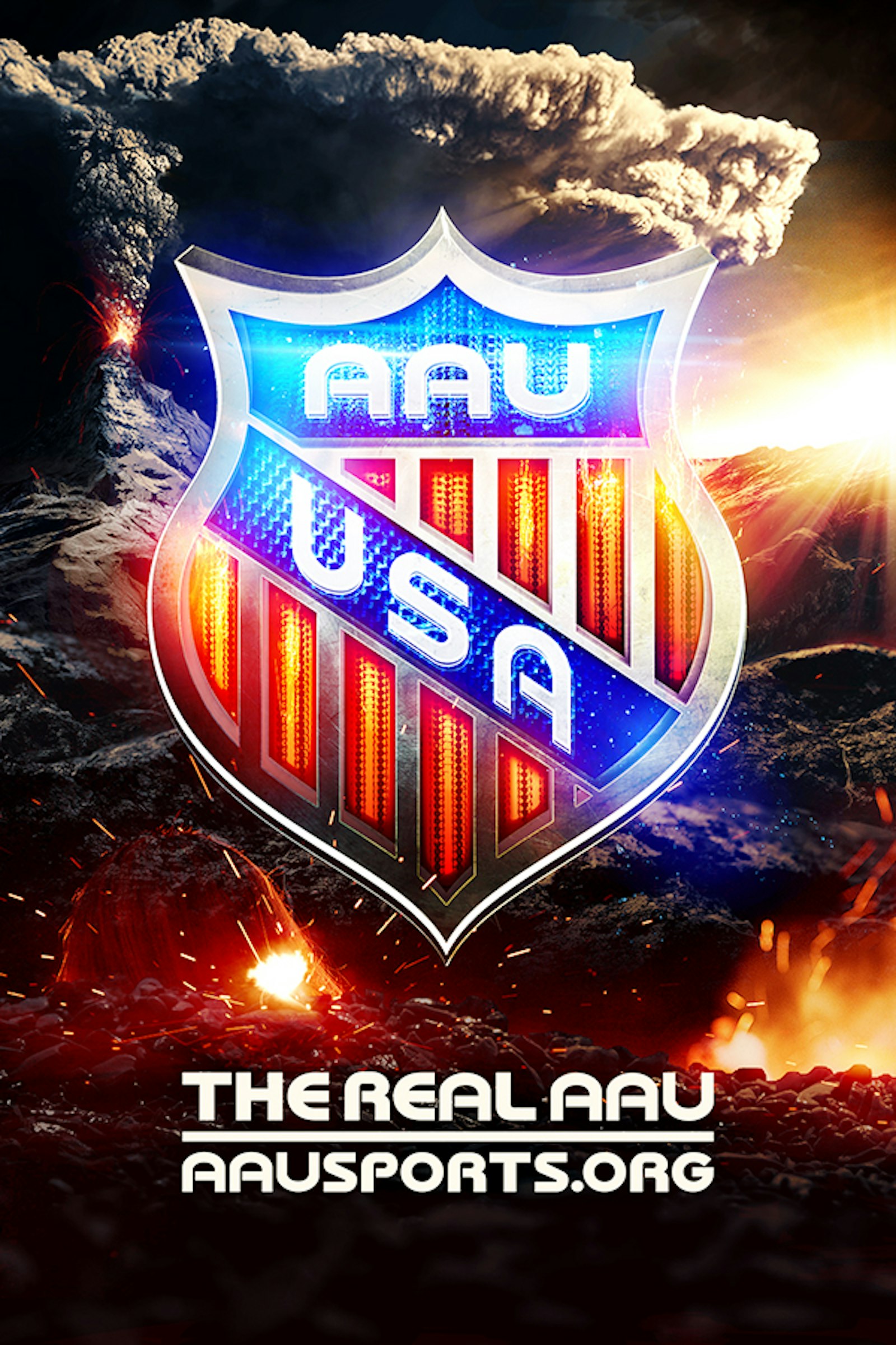 AAU Shield poster design