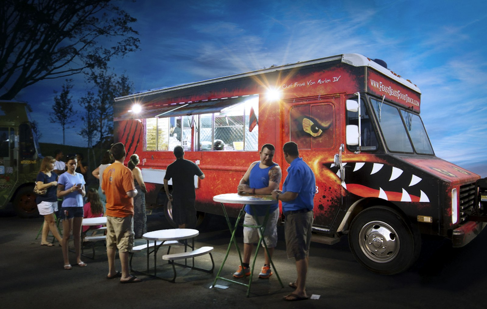 The FeastBeast Food Truck in action